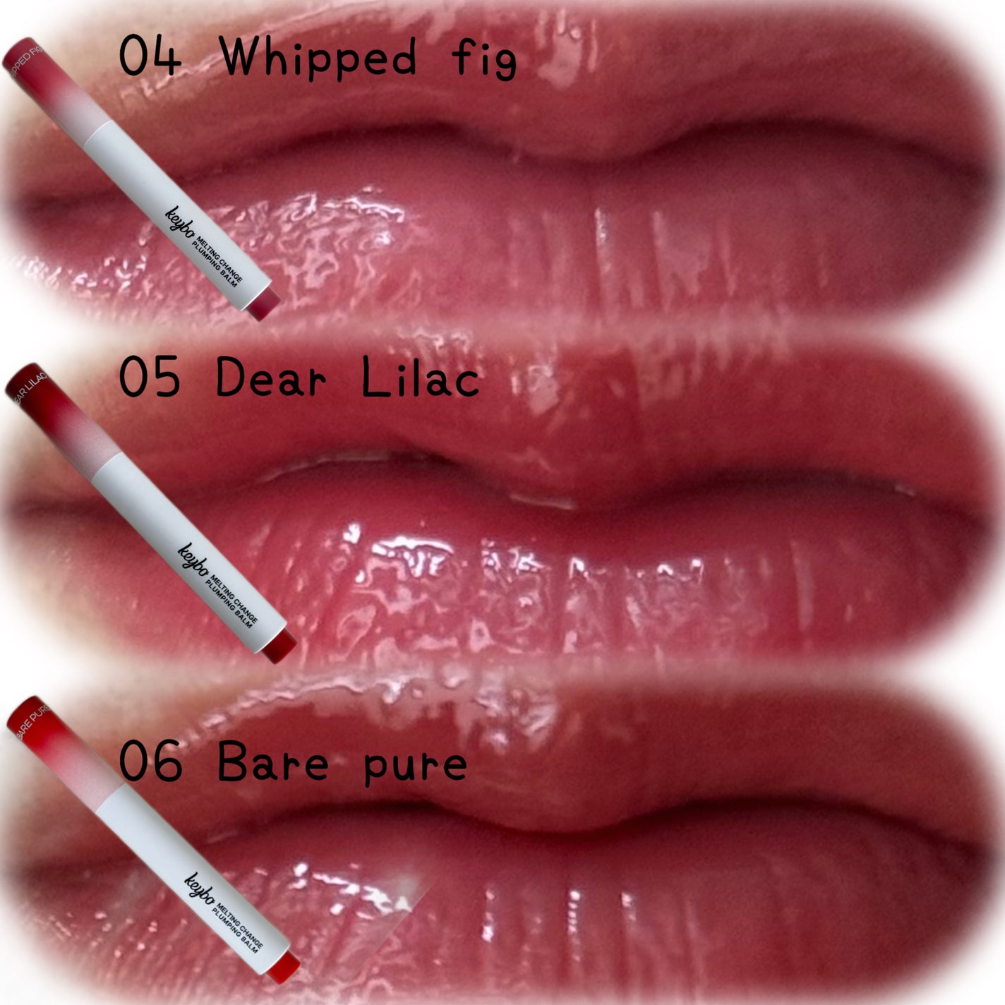 MELTING CHANGE PLUMPING BALM/keybo/口紅を使ったクチコミ(5枚目)