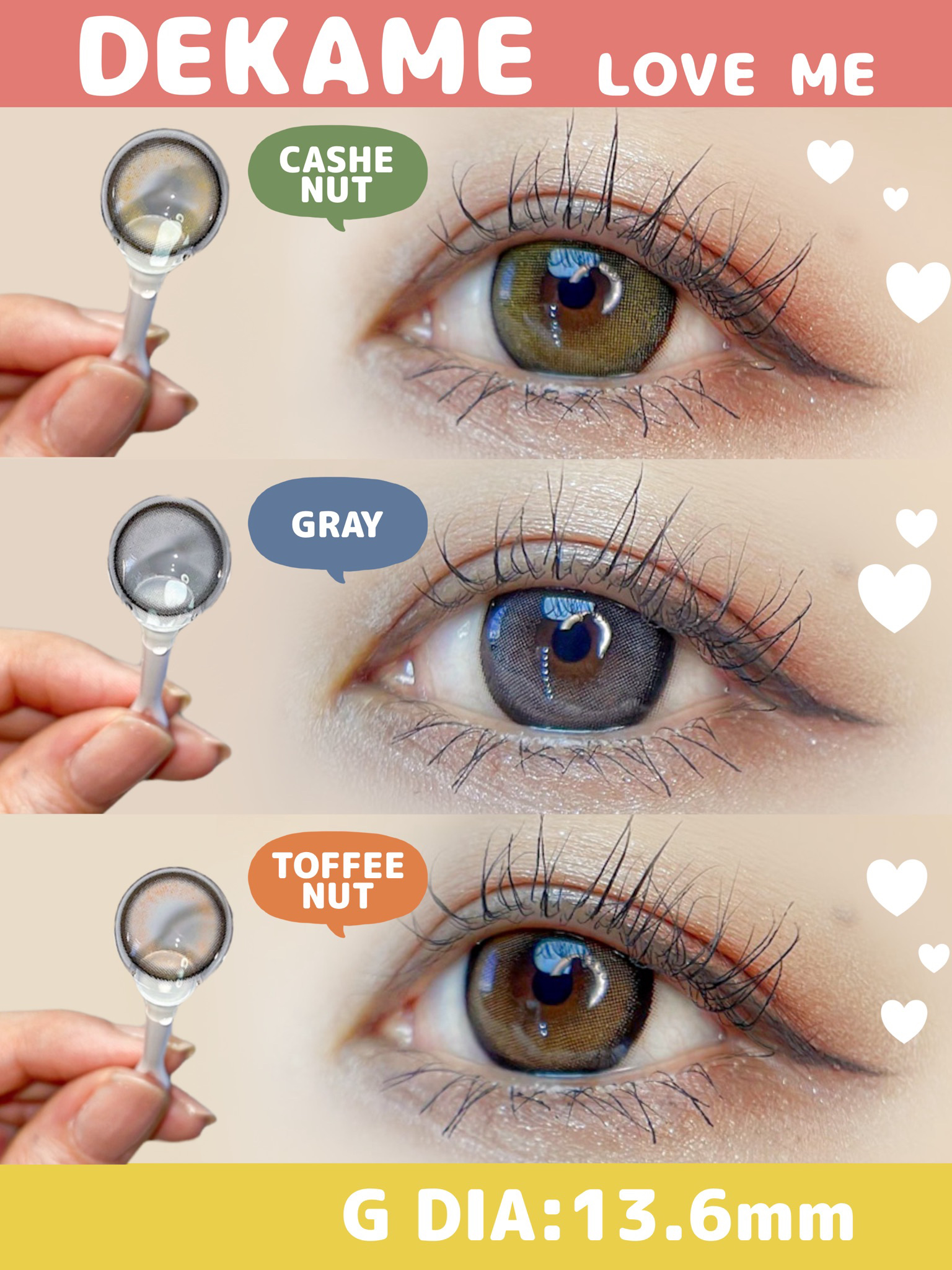DEKAME/蜜のレンズ/カラーコンタクトレンズを使ったクチコミ（1枚目）