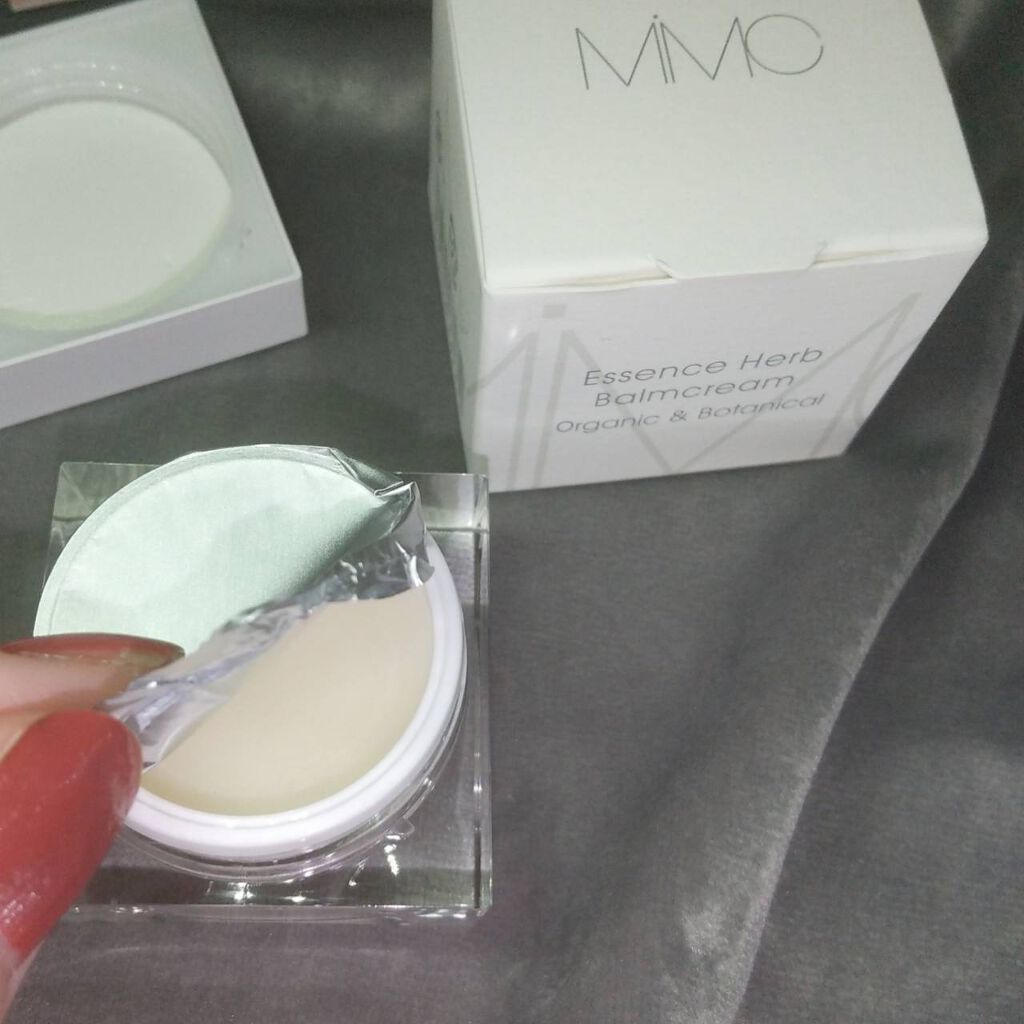 エッセンスハーブバームクリーム/MiMC/フェイスバームを使ったクチコミ(1枚目)