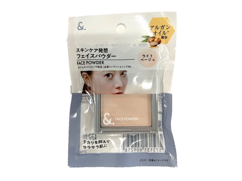 &.フェイスパウダー ライトベージュ