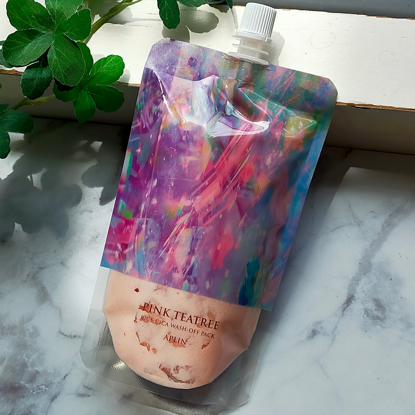 ピンクティーツリーライスシカウォッシュオフパック/APLIN/洗い流すパック・マスクを使ったクチコミ(1枚目)