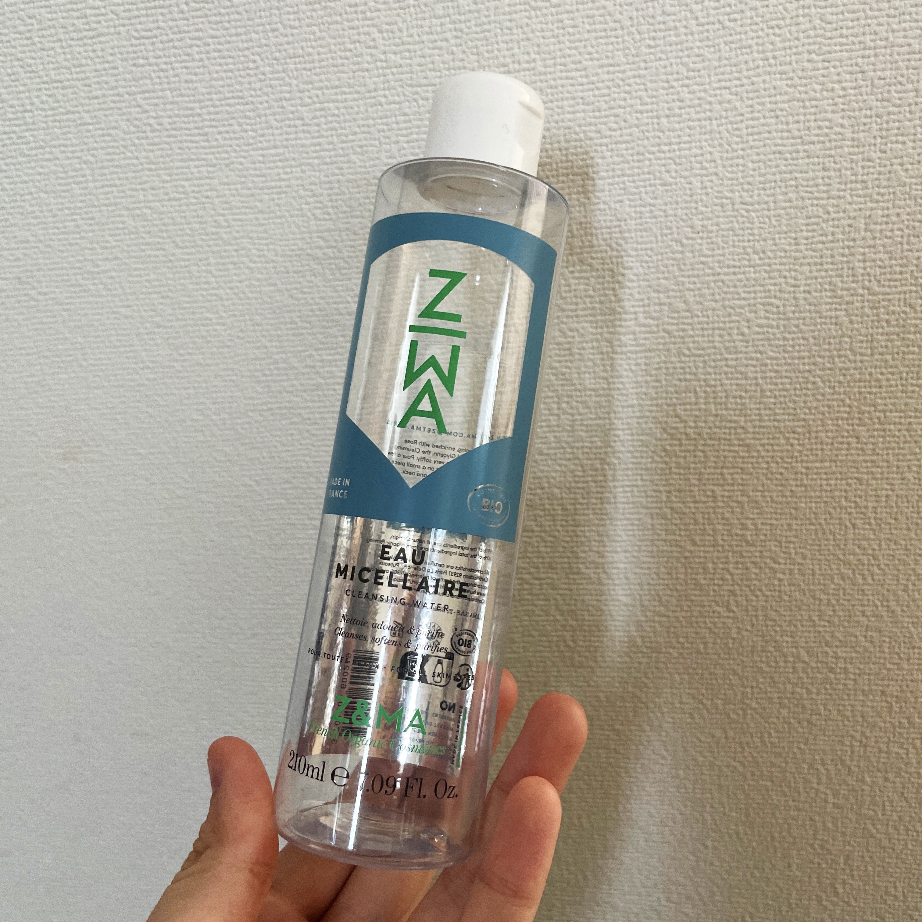 ミセラーウォーター/Z&MA/クレンジングウォーターを使ったクチコミ（1枚目）