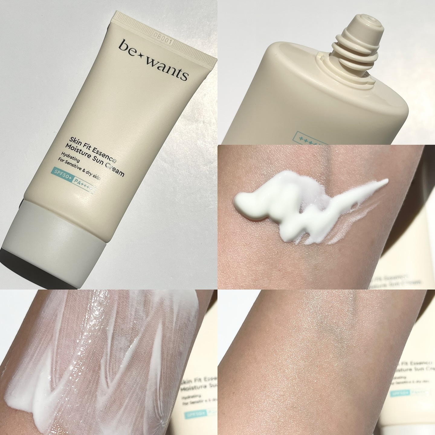 スキンフィットエッセンス水分サンクリーム/bewants/日焼け止めクリームを使ったクチコミ（3枚目）