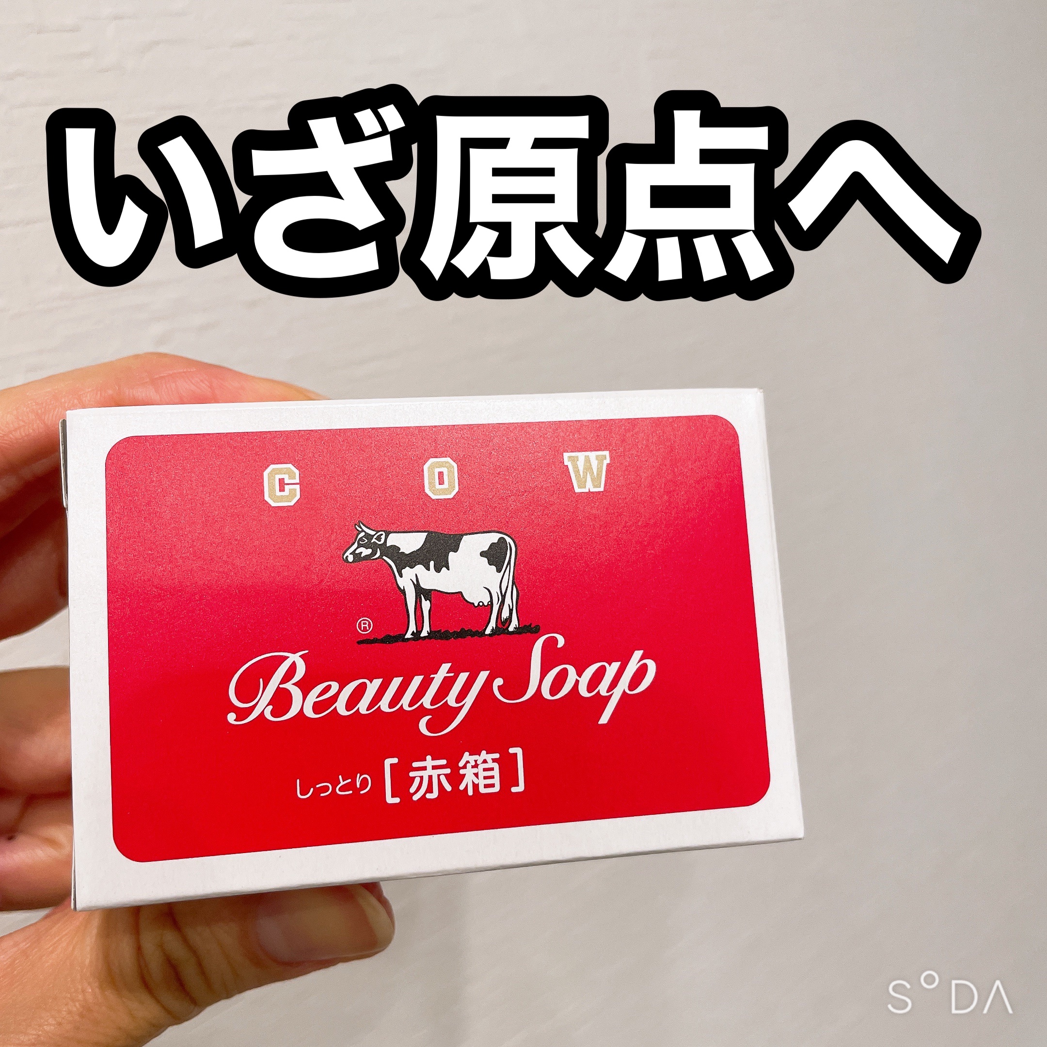 赤箱 (しっとり)/カウブランド/洗顔石鹸を使ったクチコミ（1枚目）