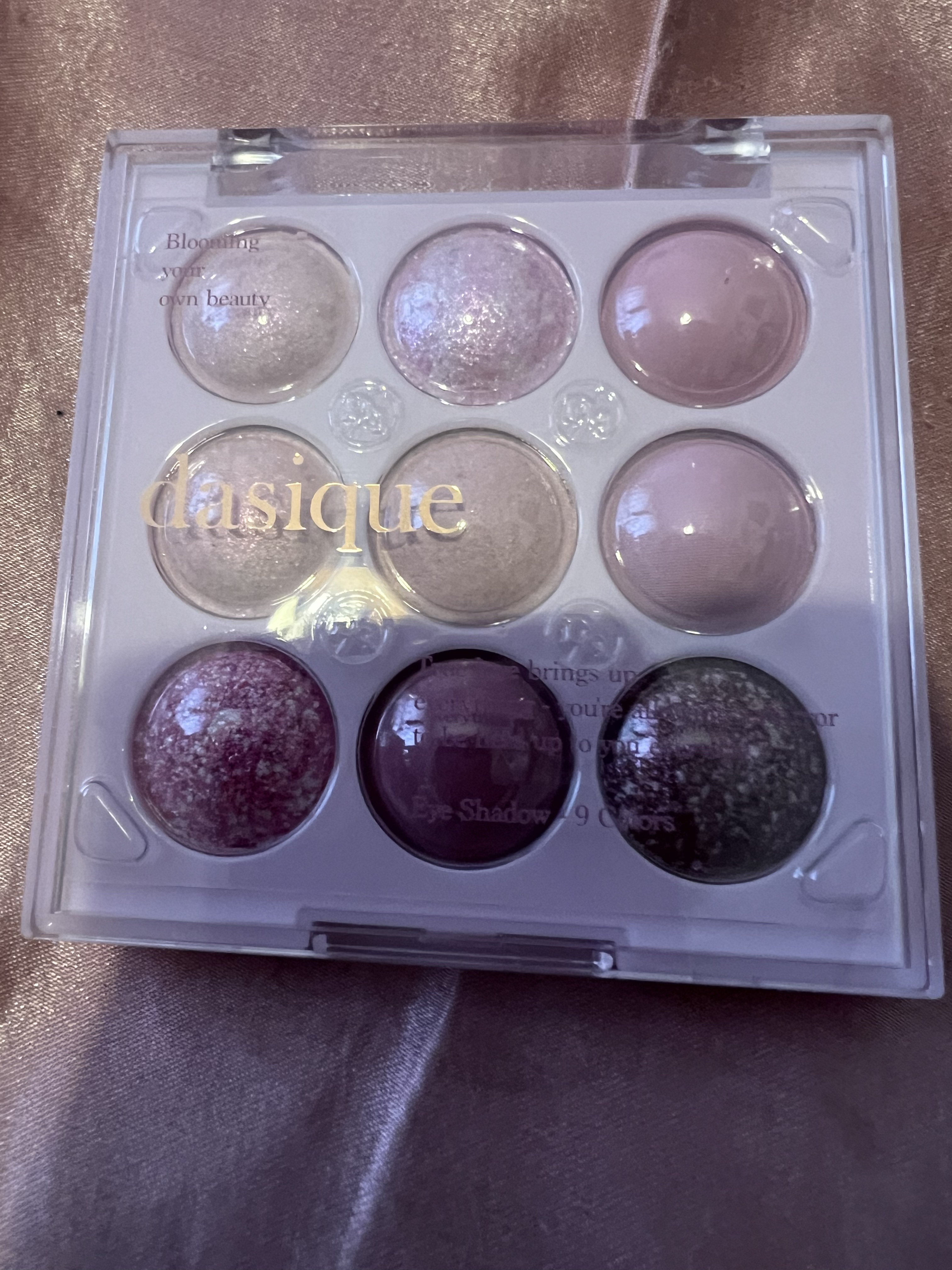 シャドウパレット 20 ブルーベリーソルベ/dasique/アイシャドウパレットを使ったクチコミ（2枚目）