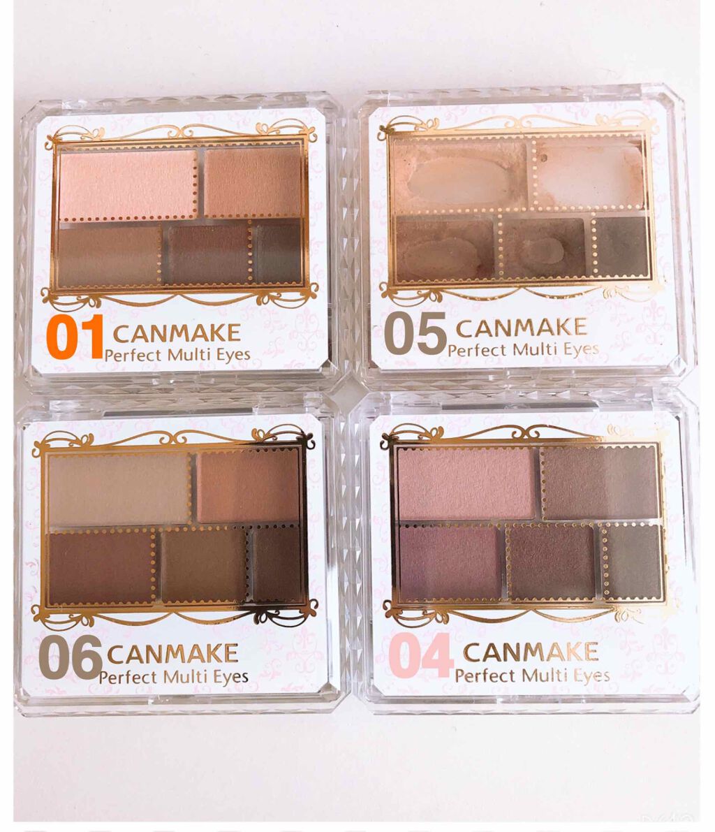 パーフェクトマルチアイズ/キャンメイク/アイシャドウパレットを使ったクチコミ(1枚目)