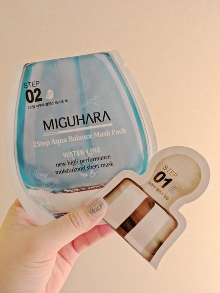2Step Aqua Balance Mask Pack /MIGUHARA/シートマスク・パックを使ったクチコミ(2枚目)