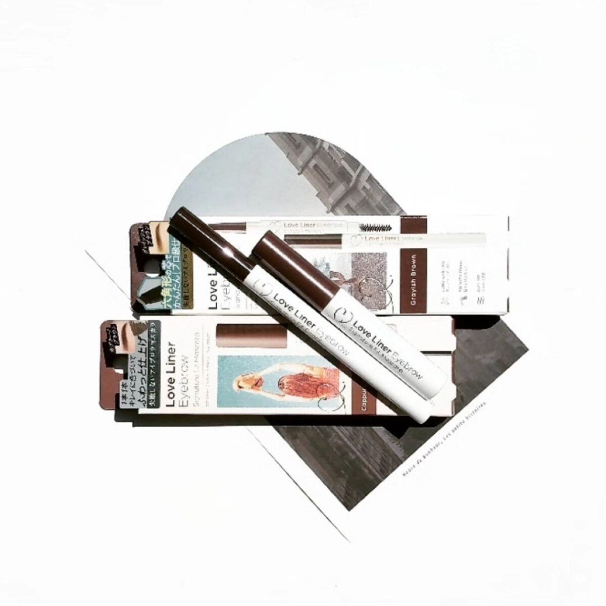 ラブ・ライナー　シグネチャーフィットマスカラ＜アイブロウ＞ カプチーノブラウン/ラブ・ライナー/眉マスカラを使ったクチコミ（2枚目）