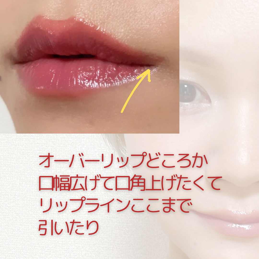 シークレットシェイパーフォーリップス 02 Rosy Pink/LUNASOL/リップライナーを使ったクチコミ（3枚目）