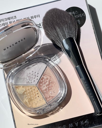 ステイフィクサーマルチカラーパウダー/wakemake/ルースパウダーを使ったクチコミ(7枚目)