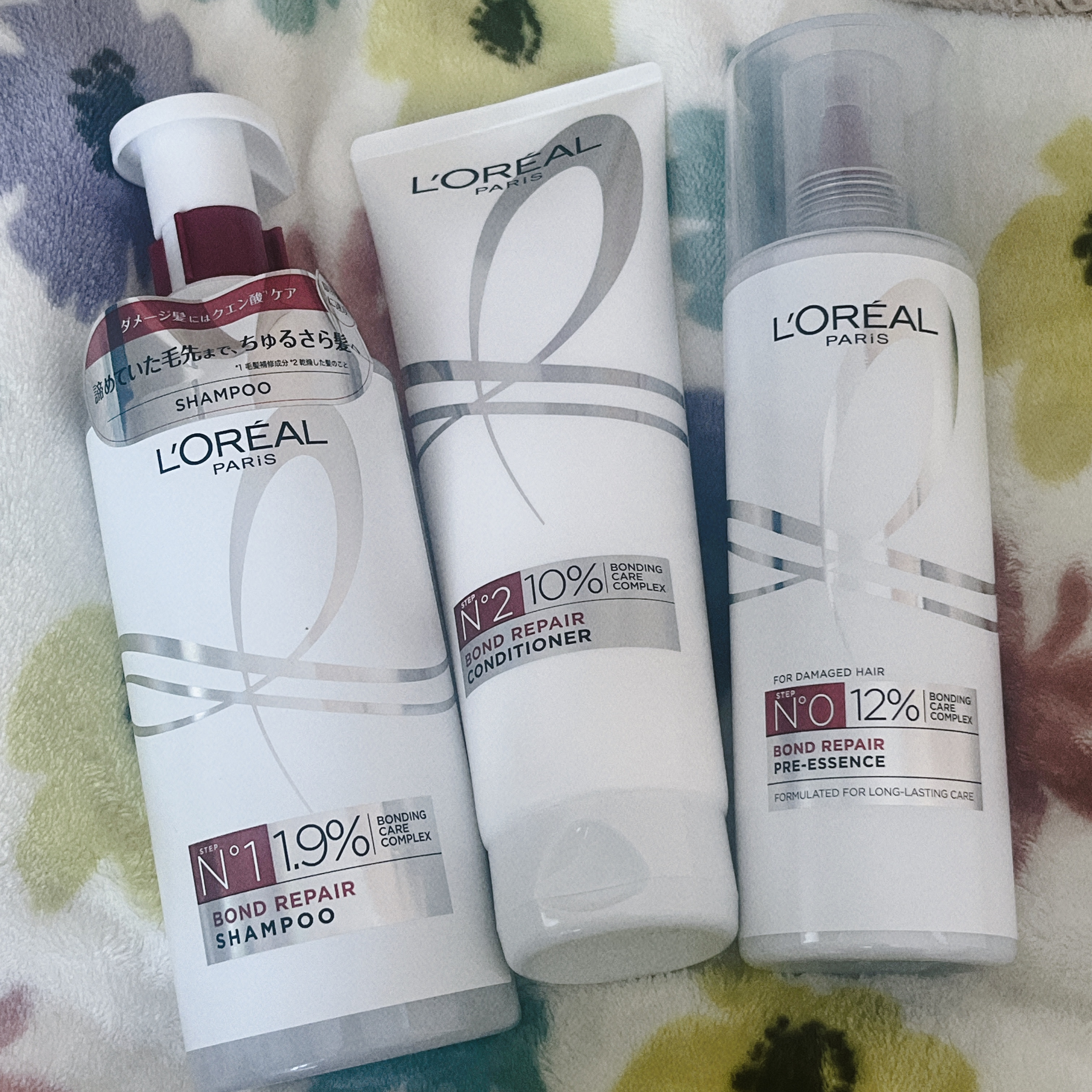 ロレアル パリ ボンド リペア シャンプー／コンディショナー/ロレアル パリ/市販シャンプーを使ったクチコミ（1枚目）