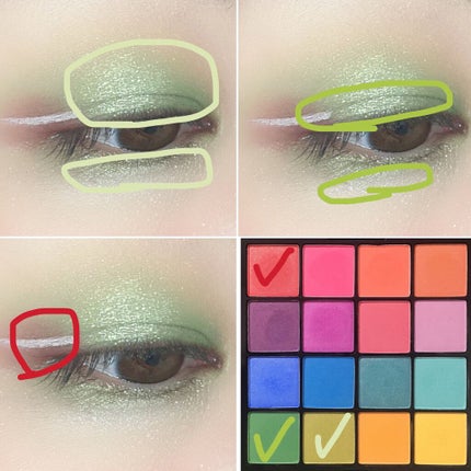 UT シャドウ パレット/NYX Professional Makeup/アイシャドウパレットを使ったクチコミ(4枚目)