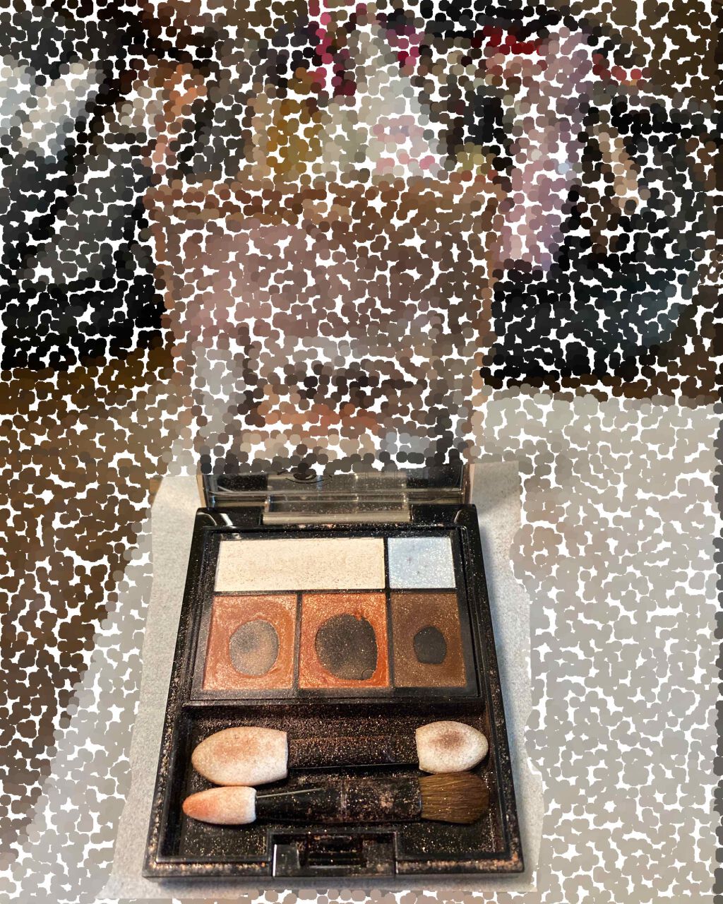 ドラマティックスタイリングアイズ OR321 ビフォアサンライズ(限定)/マキアージュ/アイシャドウパレットを使ったクチコミ（1枚目）