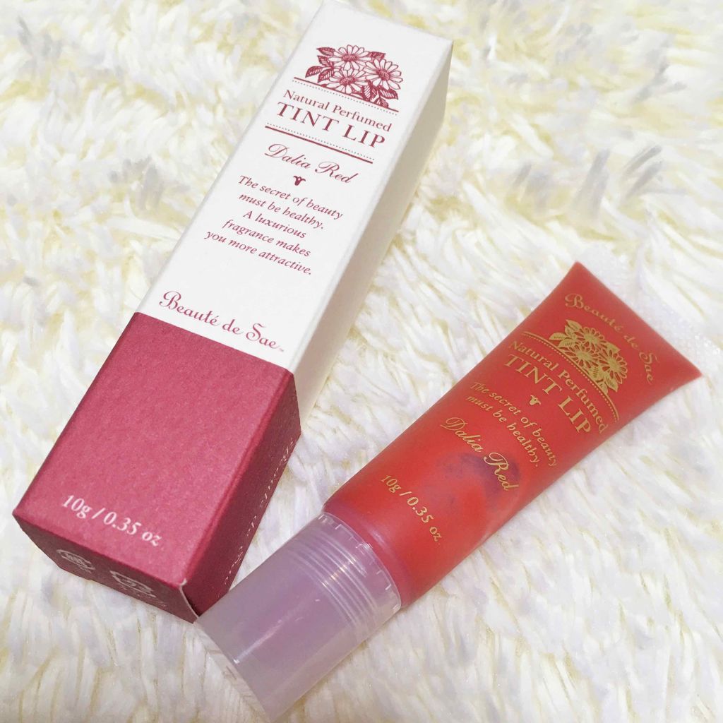 ティントリップ〈ダリアレッド〉/ボーテ デュ サエ/リップティントを使ったクチコミ（1枚目）
