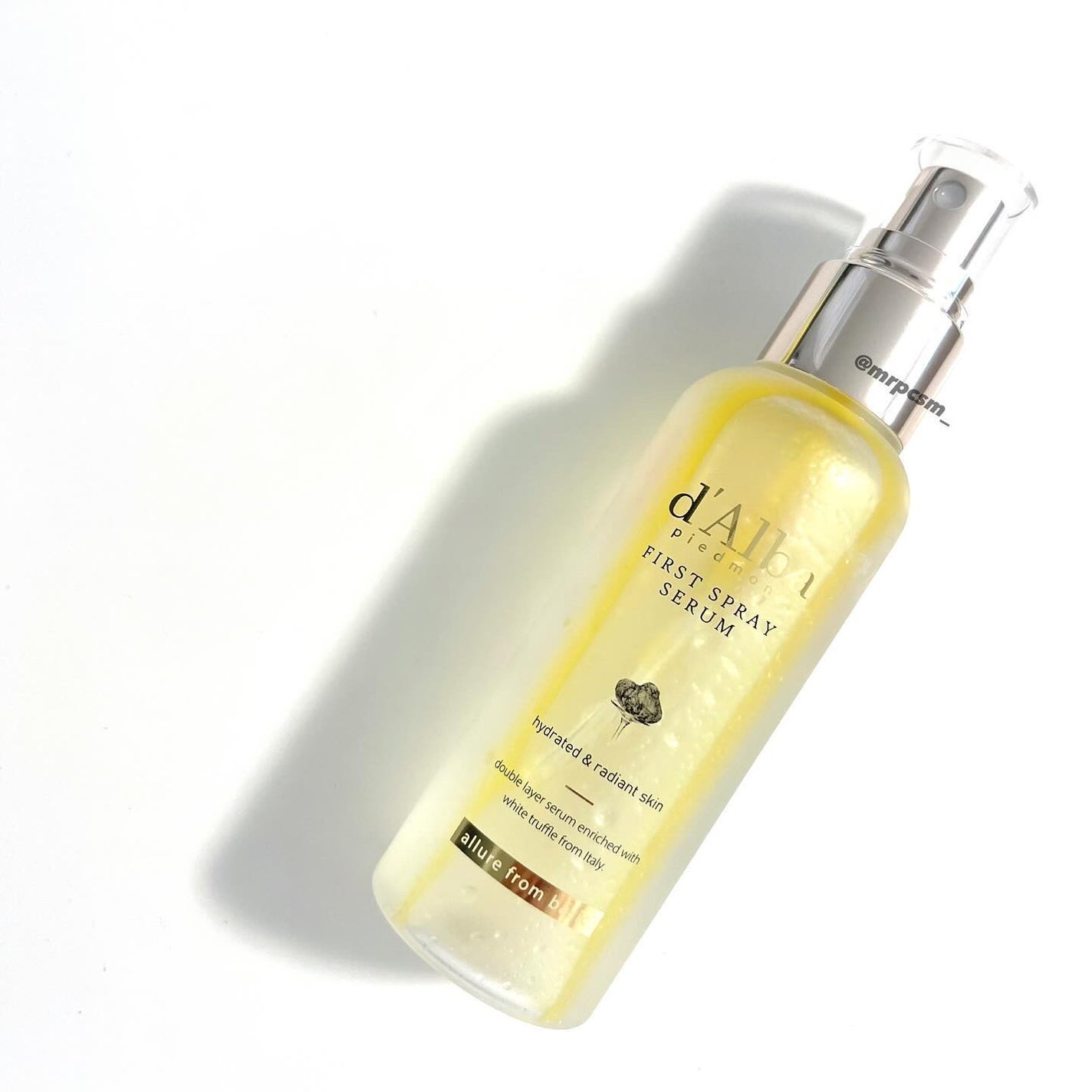 ダルバ ホワイトトリュフファーストスプレーセラム/ダルバ/ミスト状化粧水を使ったクチコミ(1枚目)