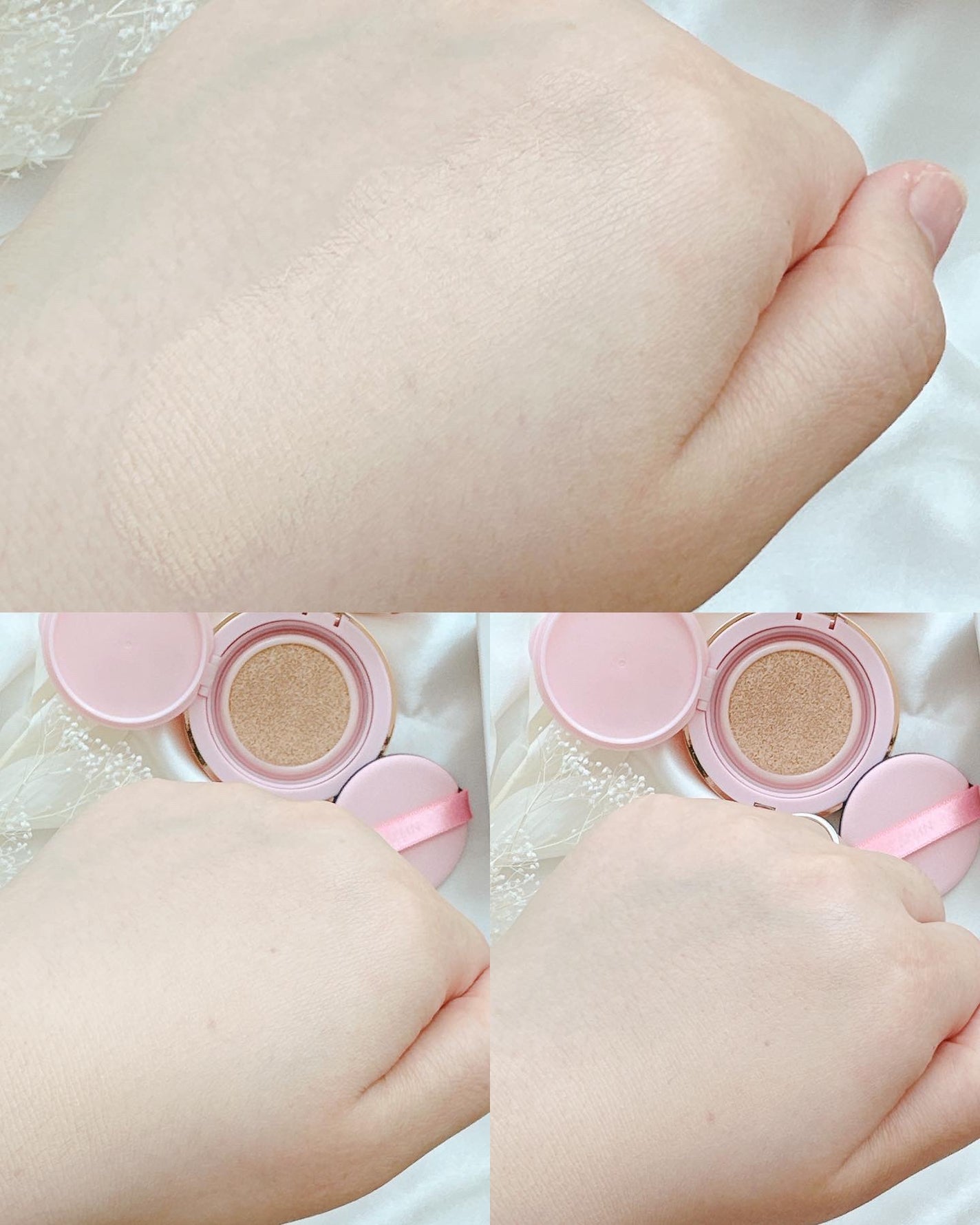 ピンクティーツリーカバーアップグロウクッション/APLIN/クッションファンデーションを使ったクチコミ(3枚目)