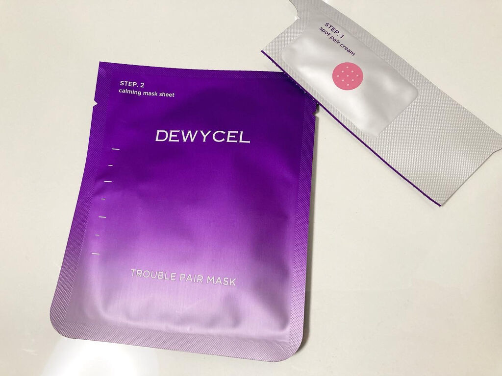 トラブルペアーマスク/DEWYCEL/シートマスク・パックを使ったクチコミ（2枚目）