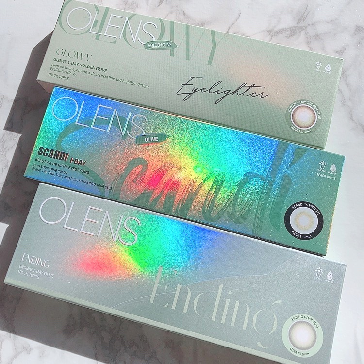 Glowy 1day/OLENS/ワンデー（１DAY）カラコンを使ったクチコミ（2枚目）