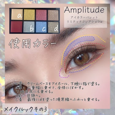 アイカラーパレット リミテッドコレクションa/Amplitude/アイシャドウパレットを使ったクチコミ（3枚目）