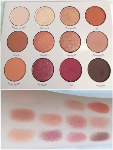 Give It To Me Straight/ColourPop/アイシャドウパレットを使ったクチコミ(3枚目)