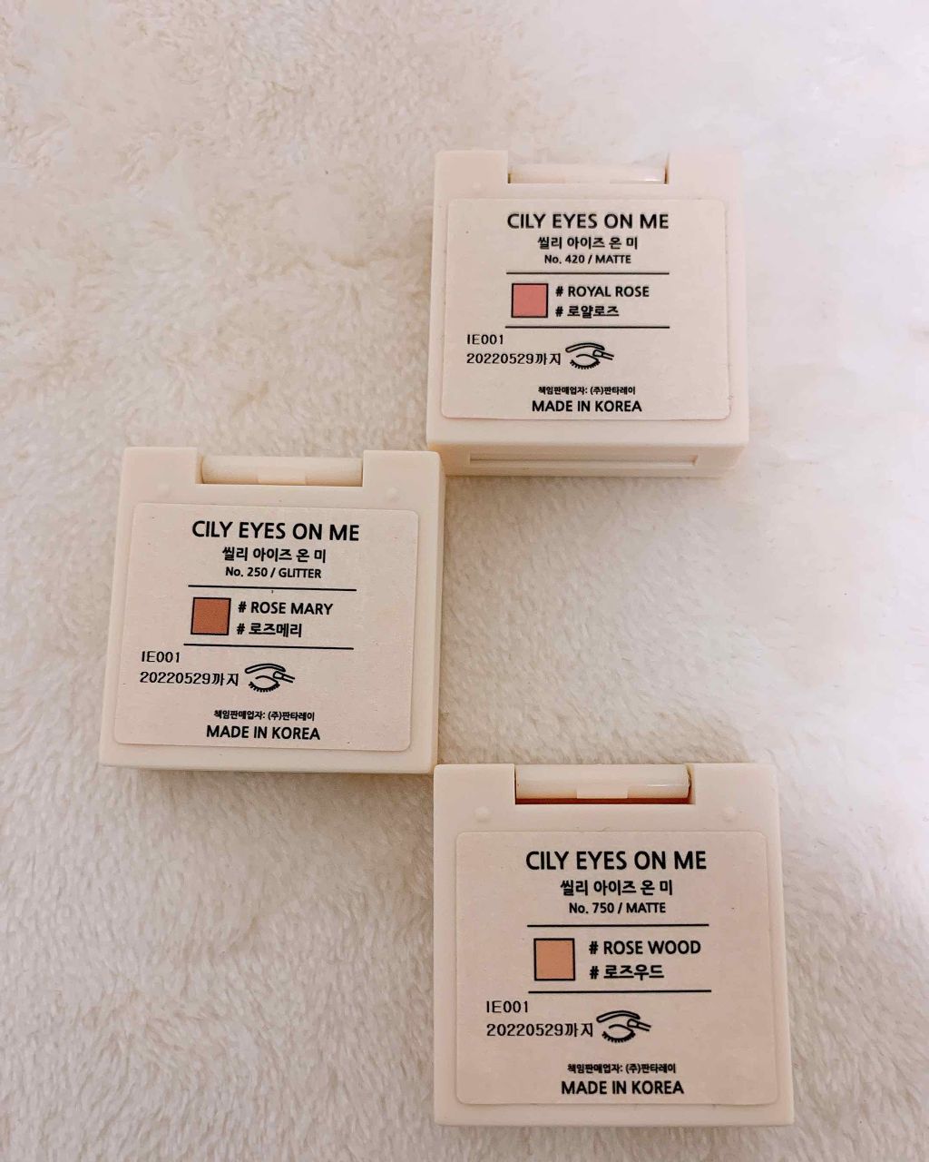 アイズオンミー/CILY/単色アイシャドウを使ったクチコミ（1枚目）