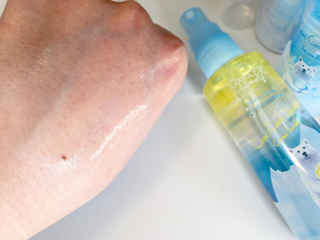 ワンダーハニー 爽快クールクールミスト シトラスソルベ/VECUA Honey/ボディローションを使ったクチコミ（3枚目）