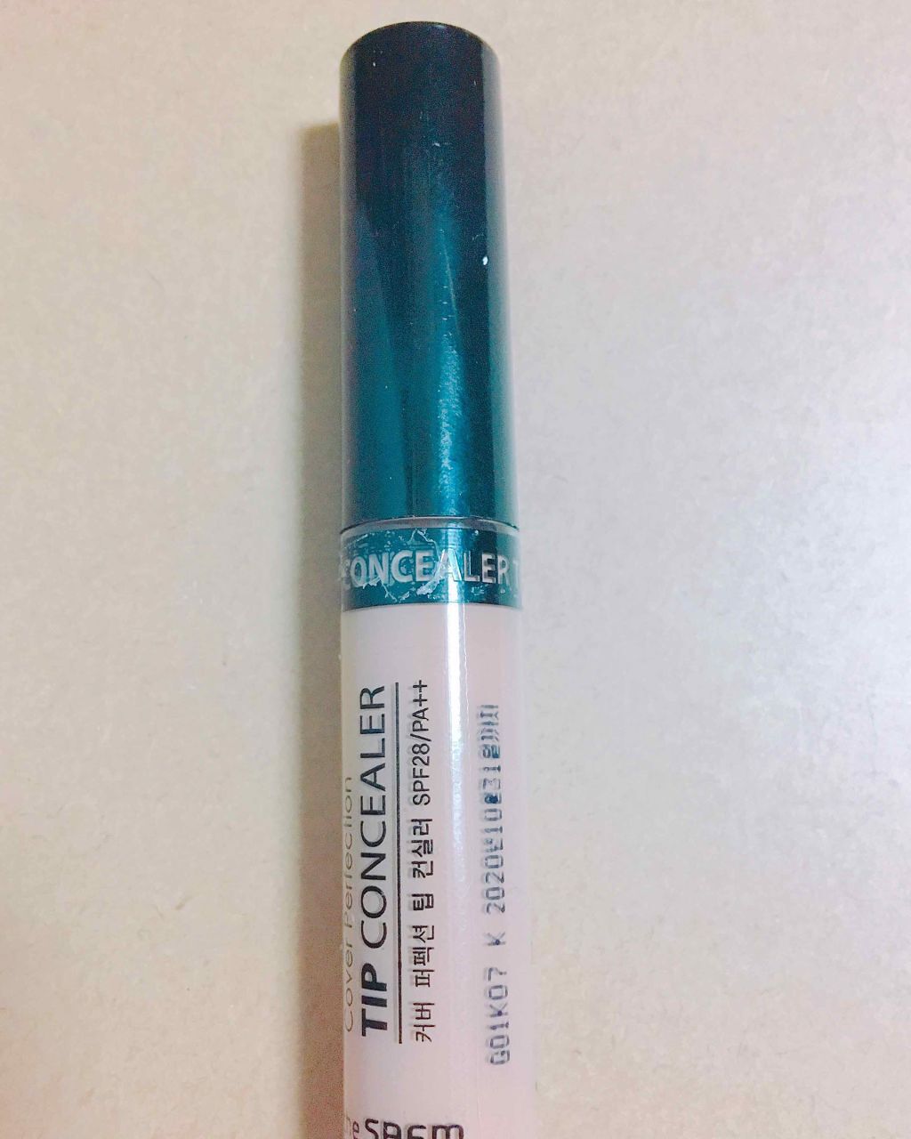 カバーパーフェクション チップコンシーラー/the SAEM/リキッドコンシーラーを使ったクチコミ(1枚目)