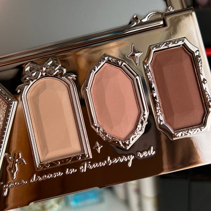 ストロベリーロココ アイシャドウパレット/FlowerKnows/アイシャドウパレットを使ったクチコミ(5枚目)