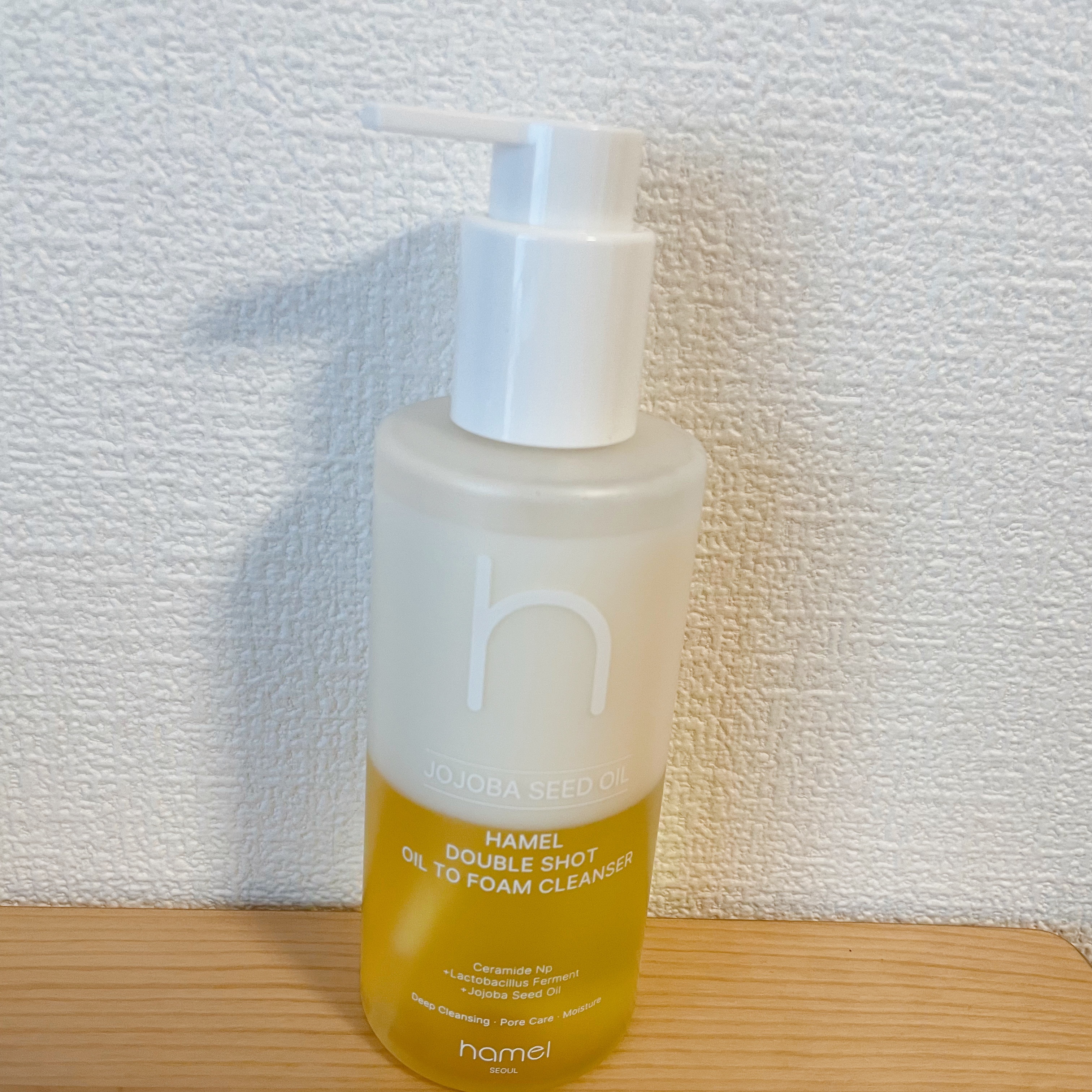ダブルショットオイルトゥーフォームクレンザー/HAMEL/オイルクレンジングを使ったクチコミ（2枚目）
