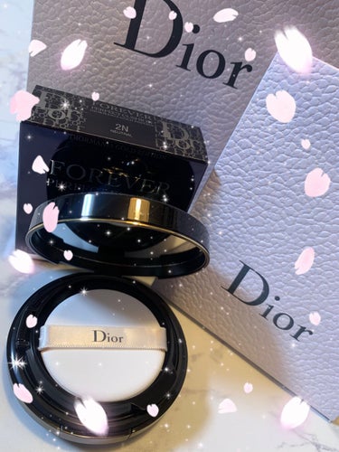 【旧】ディオールスキン フォーエヴァー クッション 2N ニュートラル <ニュー ルック エディション>（生産終了）/Dior/クッションファンデーションを使ったクチコミ（2枚目）