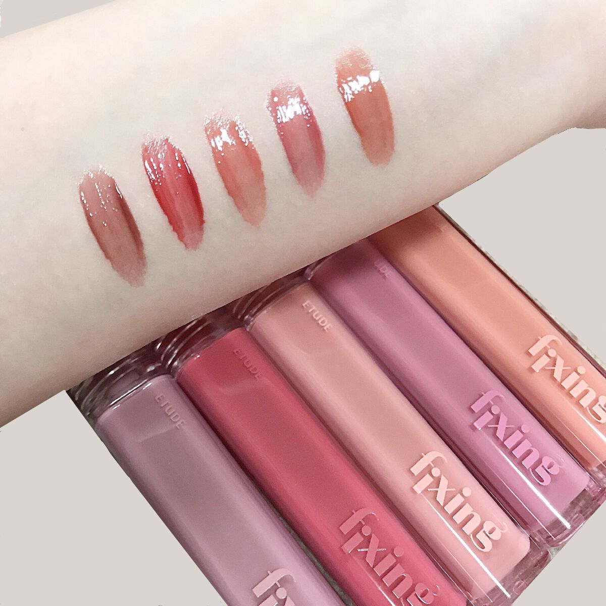 グロウ フィクシングティント/ETUDE/リップティントを使ったクチコミ（2枚目）