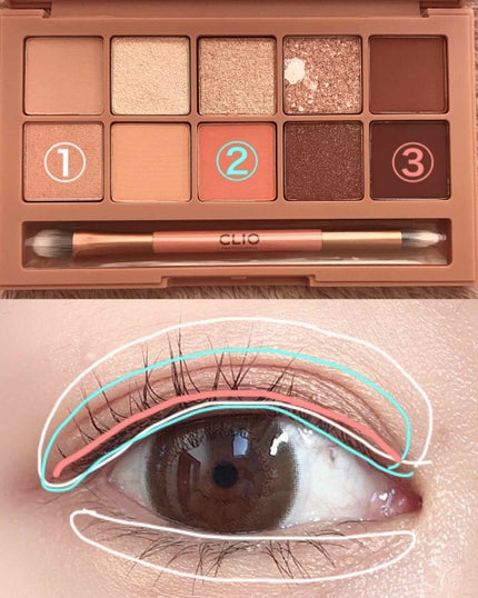 プロ アイ パレット/CLIO/アイシャドウパレットを使ったクチコミ(3枚目)