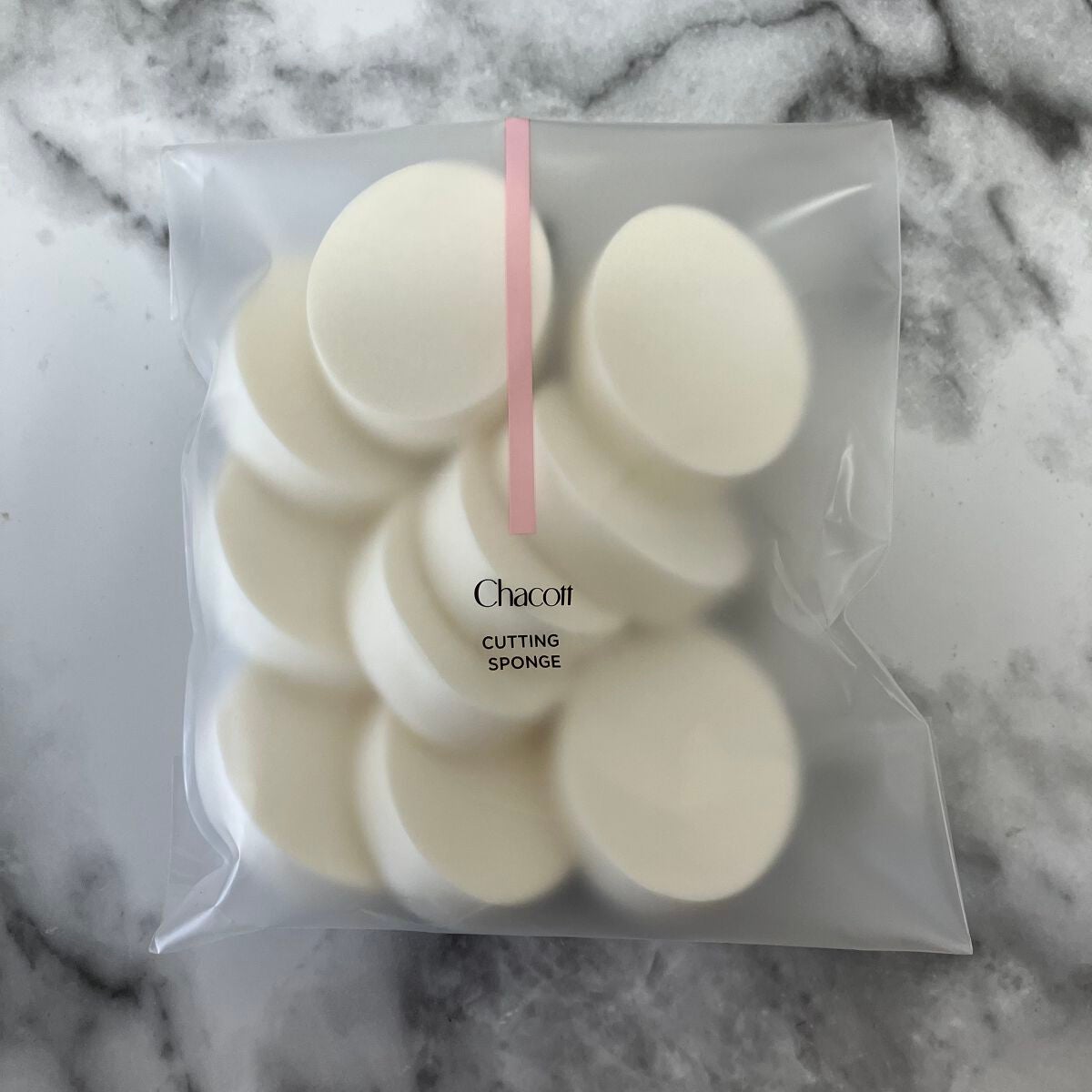 カッティングスポンジ 10ヶ入り/チャコット・コスメティクス/パフ・スポンジを使ったクチコミ(1枚目)