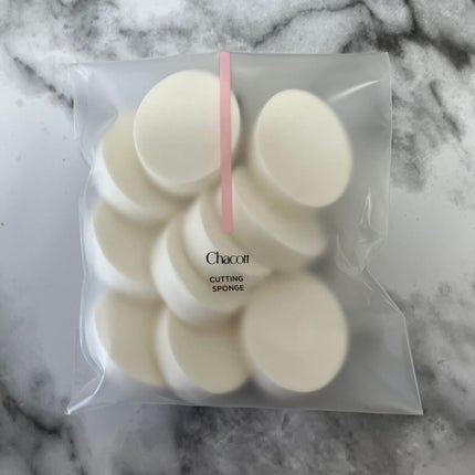 カッティングスポンジ 10ヶ入り/チャコット・コスメティクス/パフ・スポンジを使ったクチコミ(1枚目)