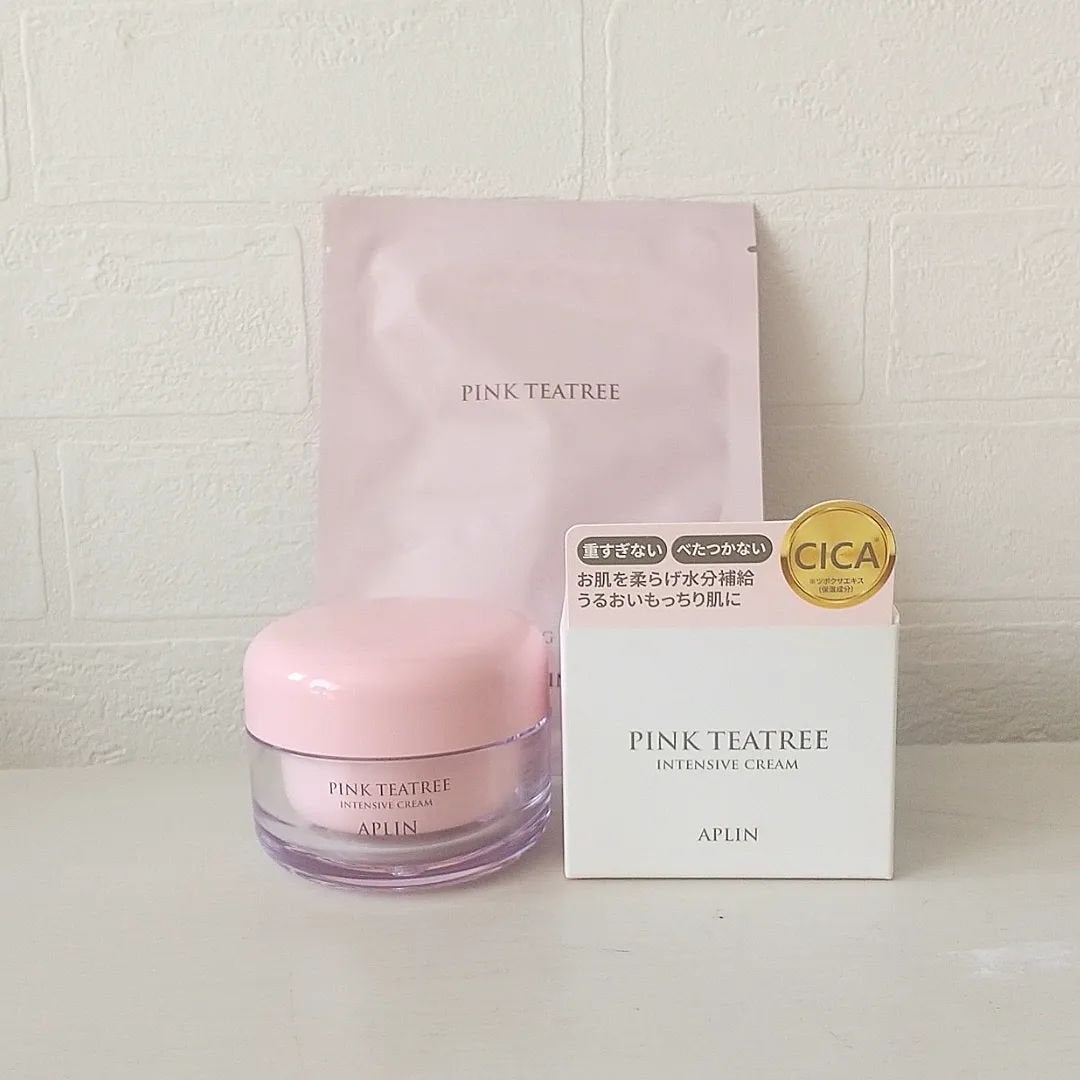 ピンクティーツリークリーム/APLIN/フェイスクリームを使ったクチコミ(5枚目)