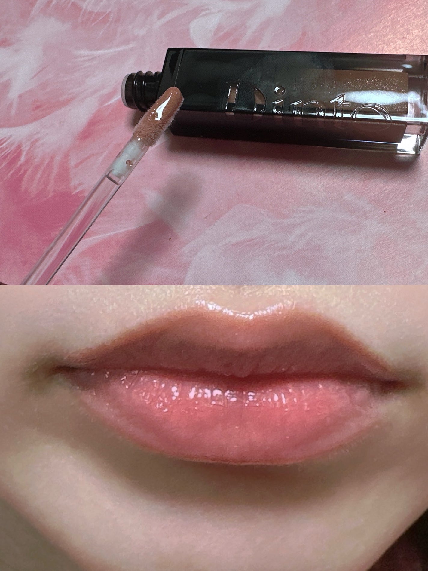 ボリュームパールキッスグロス/Dinto/リップグロスを使ったクチコミ(3枚目)