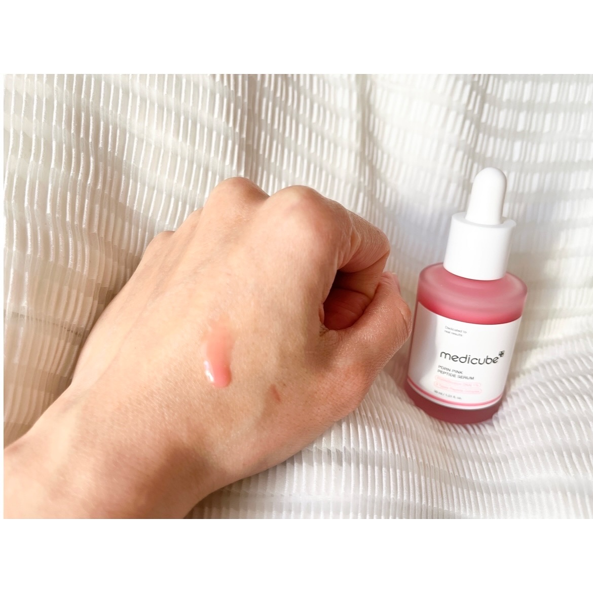 PDRNピンクアンプル PDRN 10,000ppm配合/MEDICUBE/美容液を使ったクチコミ（3枚目）