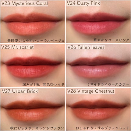 ノワール イン ザ ベルベットティント/MERZY/リップティントを使ったクチコミ(4枚目)