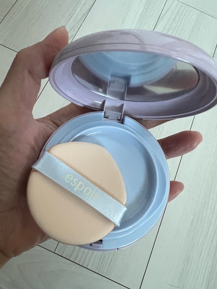 デューライクジェロー トーンアップクッション/espoir/化粧下地を使ったクチコミ(2枚目)
