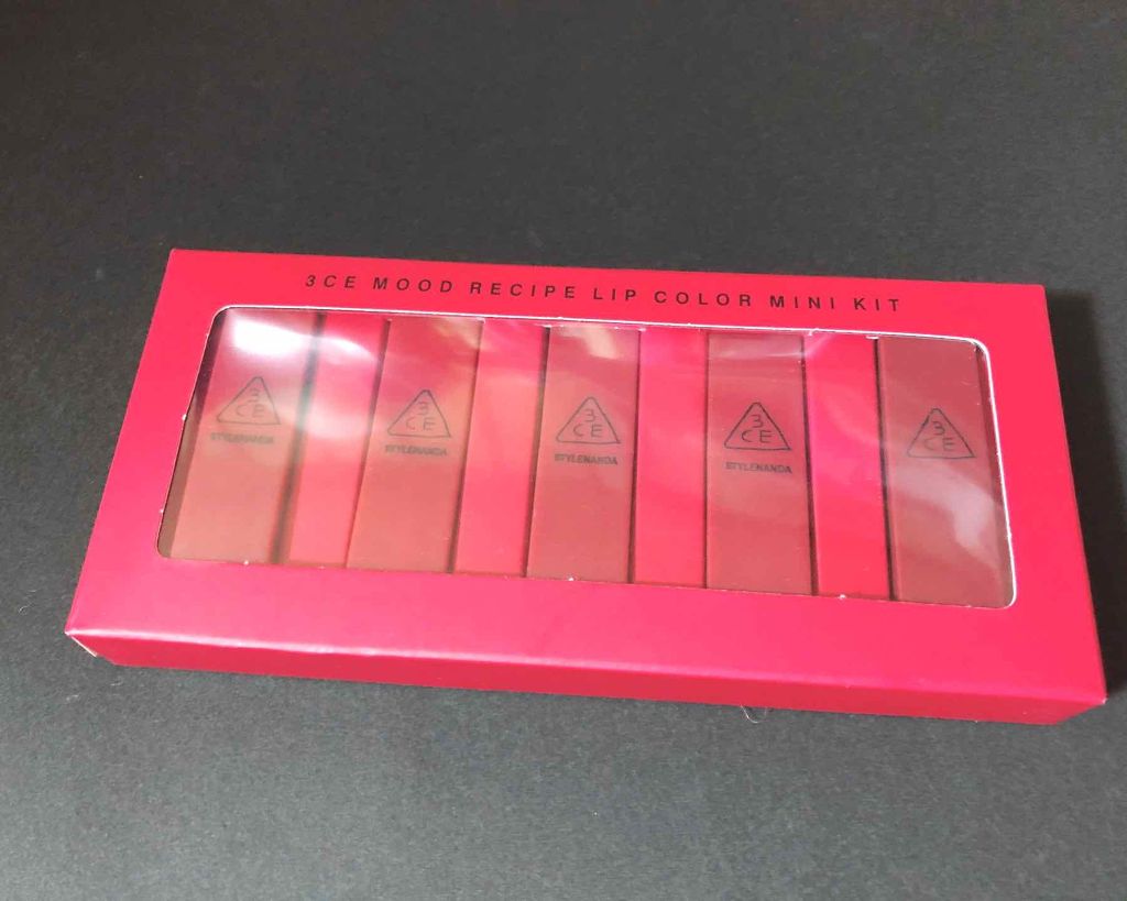 3CE LIP COLOR MINI KIT/3CE/口紅を使ったクチコミ(1枚目)