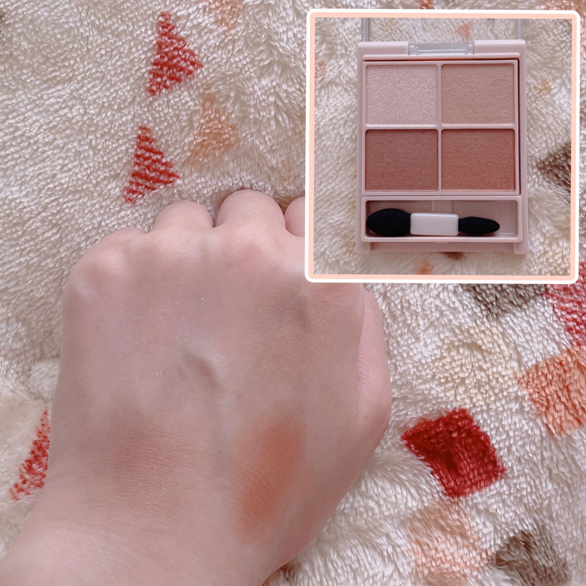 シルキースフレアイズ（マットタイプ）/キャンメイク/アイシャドウパレットを使ったクチコミ（3枚目）