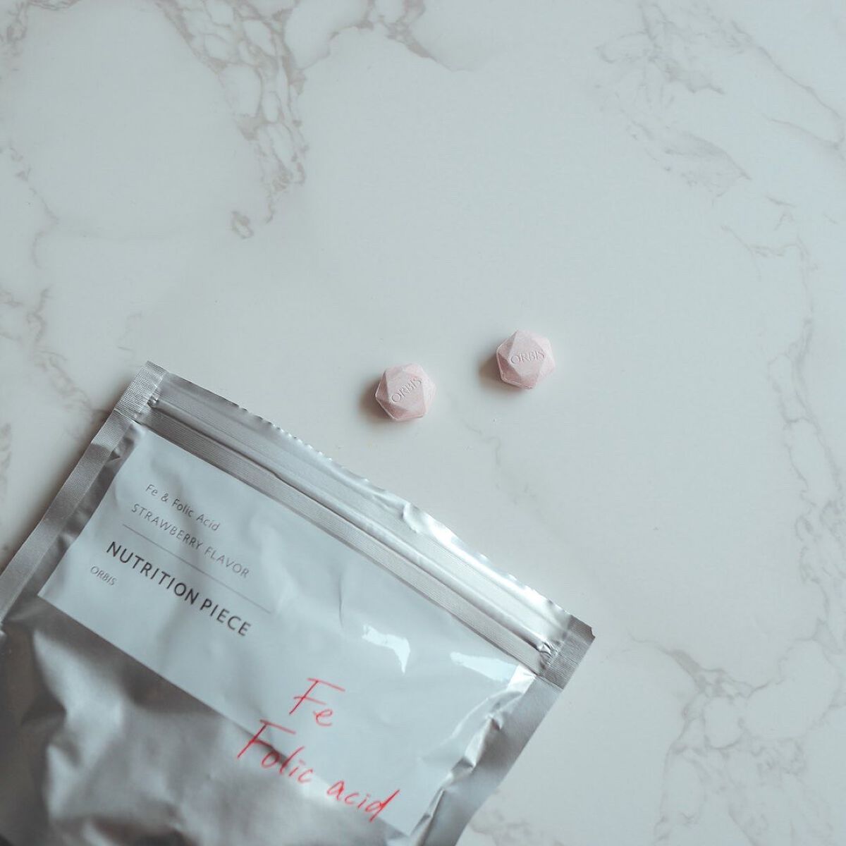 ニュートリションピース 鉄＆葉酸/オルビス/美容サプリメントを使ったクチコミ（3枚目）