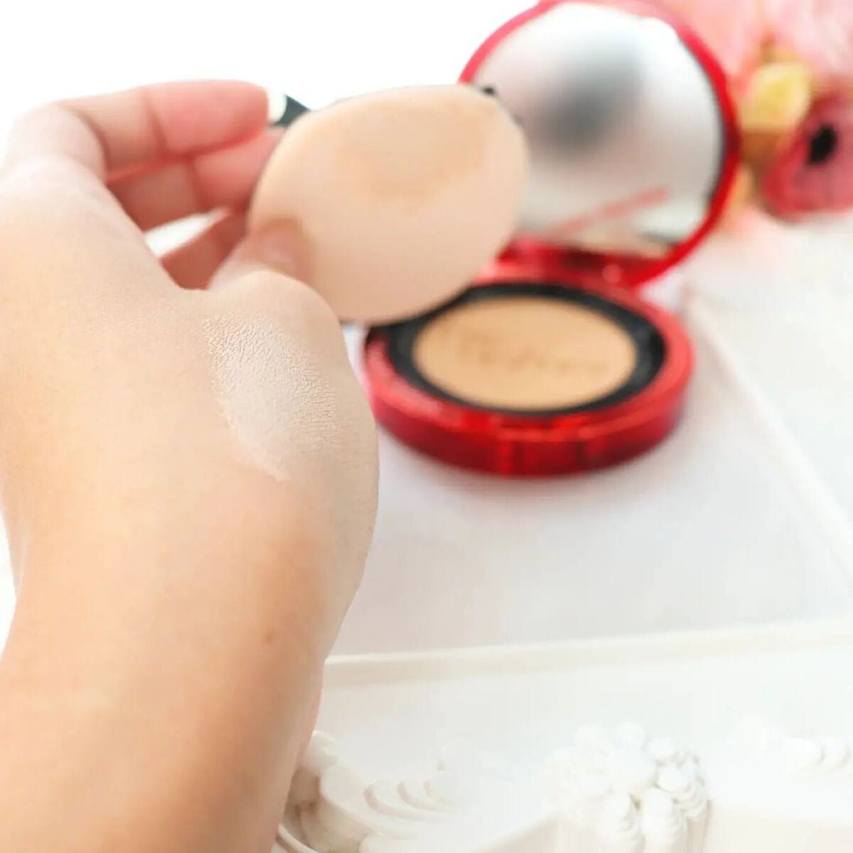 プロテーラービーベルベットカバークッション/espoir/クッションファンデーションを使ったクチコミ(3枚目)