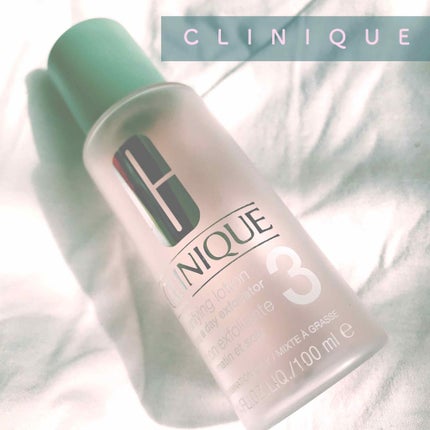クラリファイング ローション 3/CLINIQUE/拭き取り化粧水を使ったクチコミ(1枚目)