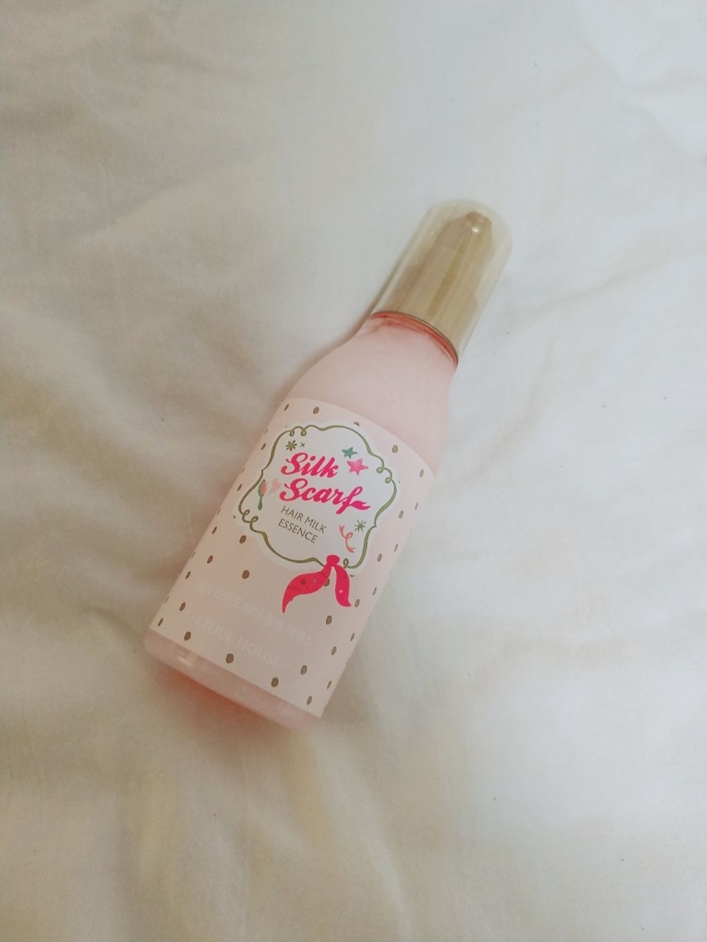 シルクスカーフ ヘア ミルクエッセンス/ETUDE/ヘアミルクを使ったクチコミ（2枚目）