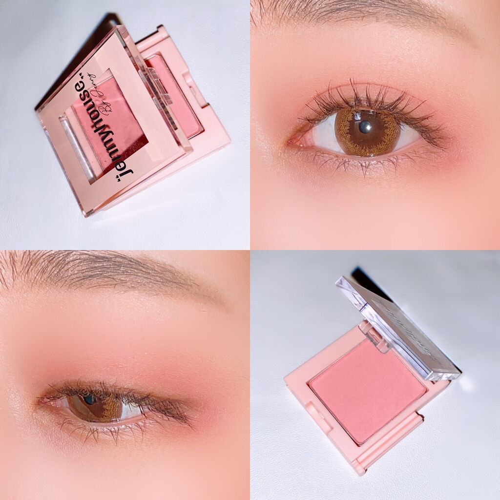 エアーフィットアーティストシャドウ 01Baby Peach/jenny house/単色アイシャドウを使ったクチコミ（3枚目）