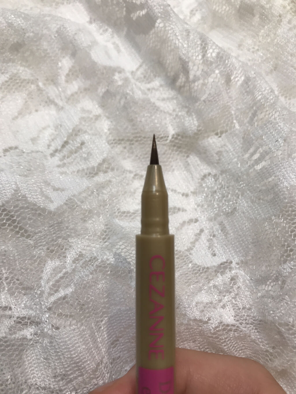 描くふたえアイライナー/CEZANNE/リキッドアイライナーを使ったクチコミ（3枚目）