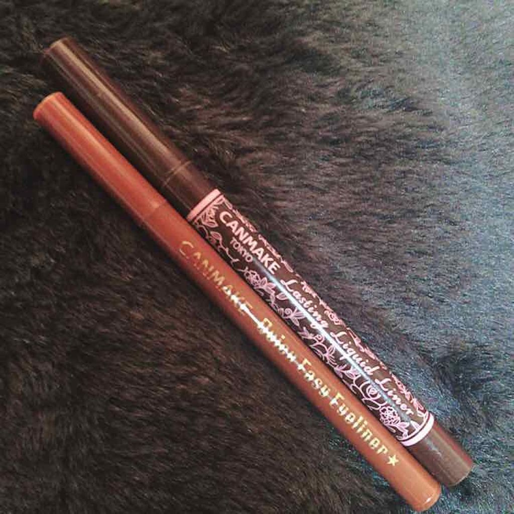 クイックイージーアイライナー/キャンメイク/リキッドアイライナーを使ったクチコミ（1枚目）