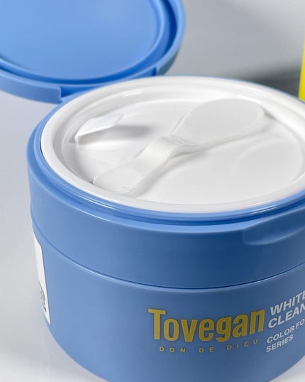 カラーフードシリーズホワイトホールサムクレンジングバーム/Tovegan/クレンジングバームを使ったクチコミ(3枚目)