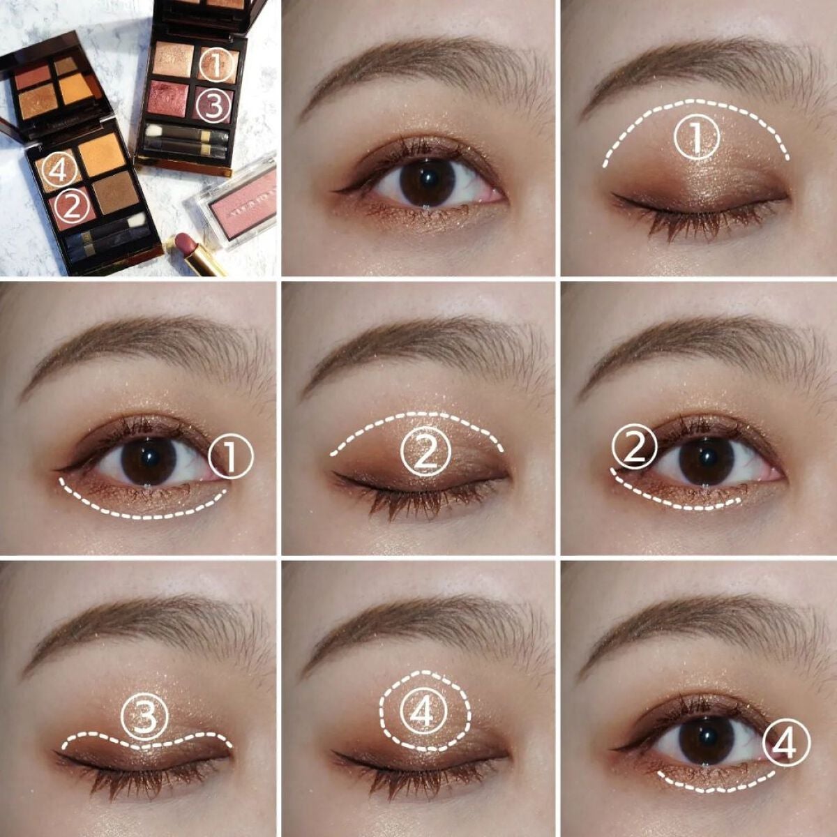 アイ カラー クォード/TOM FORD BEAUTY/アイシャドウパレットを使ったクチコミ(4枚目)